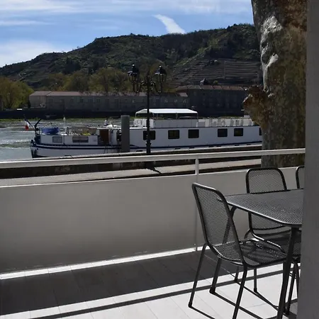 Apartment La Batie - Terrasse Avec Vue Imprenable Sur Le Rhone, 3 Chambres, 3 Salles De Bain Tain-l'Hermitage